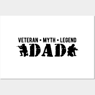 Dad Veteran Myth Legend Posters and Art